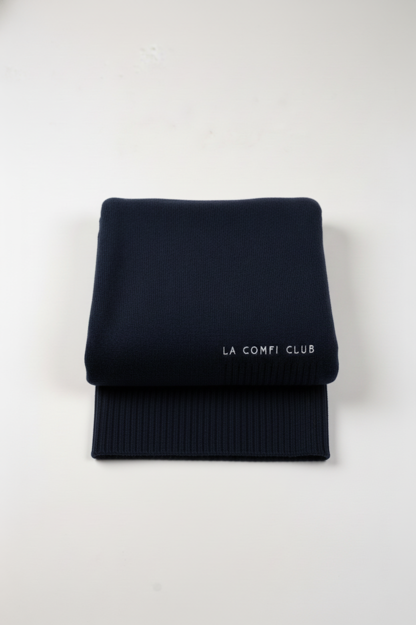 Merino Scarf Soft Edit - Blueberry*