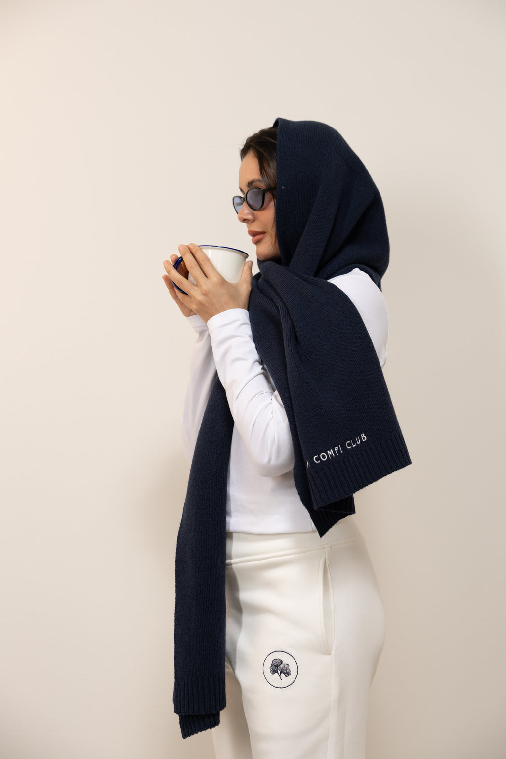 Merino Scarf Soft Edit - Blueberry*